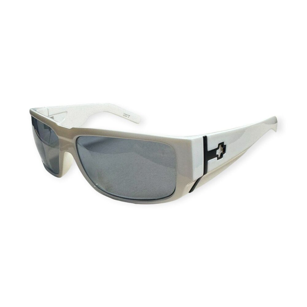 Spy Optics Hailwood White Polarized Sunglasses Gray Lenses Retro
